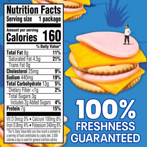 Lunchables Turkey & Cheddar Cheese with Crackers Snack Kit Perspective: right