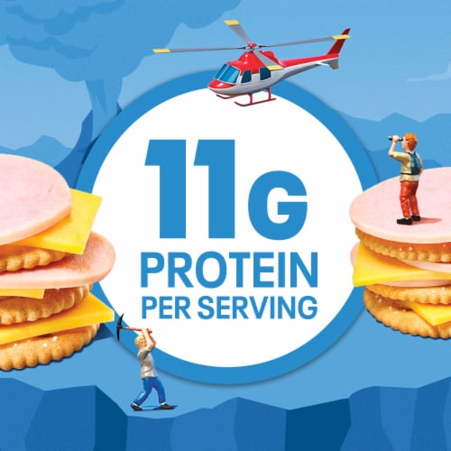 Lunchables Turkey and American Cheese Stackers with Chocolate Creme Sandwich Cookies, Pack, Trays Perspective: right