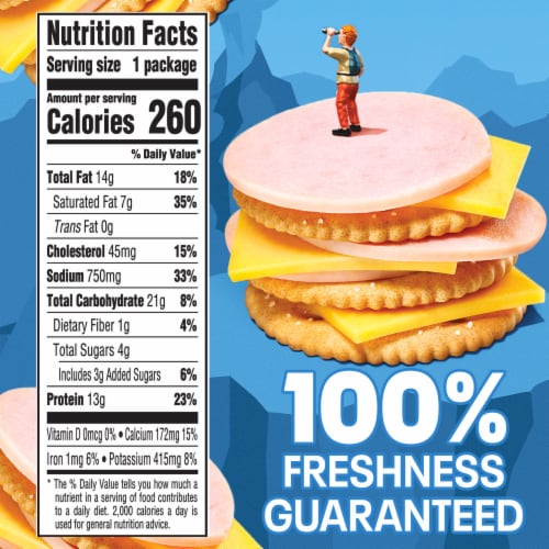 Lunchables Turkey and American Cracker Stackers Snack Kit, Pack Perspective: right