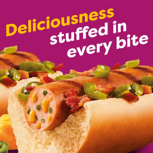 Oscar Mayer Jalapeño Cheddar Stuffed Dogs Perspective: right