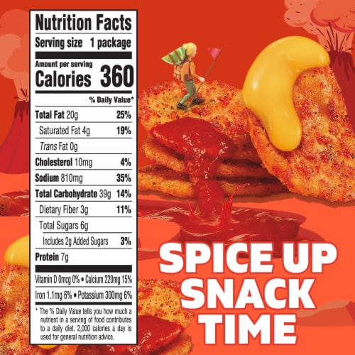 Lunchables Spicy Nachos with Chili Lime Flavored Tortilla Chips, Cheese Dip & Salsa Snack Kit, Tray Perspective: right