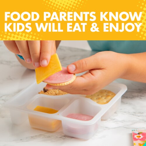 Lunchables Ham & American Cheese Cracker Stackers Snack Kit with Chocolate Sandwich Cookies Perspective: right