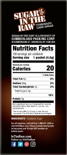 Sugar in the Raw® Turbinado Cane Sugar Perspective: right