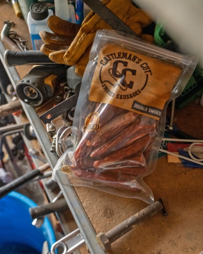 Cattleman's Cut® Original Double Smoked Sausages Perspective: right