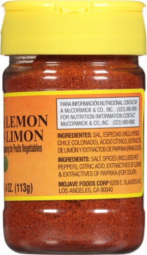 El Guapo Chili with Lemon Seasoning Perspective: right