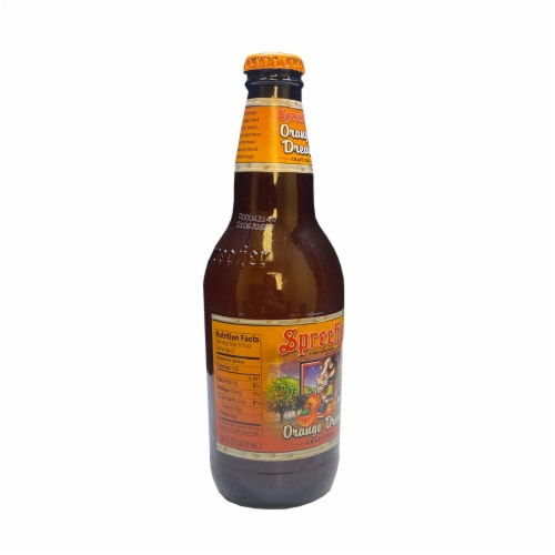Sprecher™ Orange Dream Soda Bottle Perspective: right