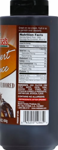 Melissa's Chocolate Flavored Dessert Sauce Perspective: right