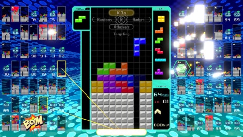 Tetris 99 (Switch) Perspective: right