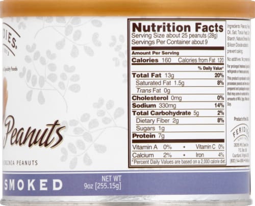 Feridies® Hickory Smoked Peanuts Perspective: right