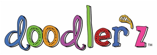 Zebra Doodlerz Gel Stick Pen, Bold Point, 1.0mm, Assorted Neon Colors, 10 Pack Perspective: right