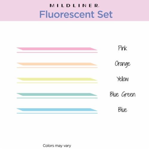 Zebra Pen Mildliner Double-Ended Creative Highlighter Set - Assorted Colors 5-Pack Perspective: right