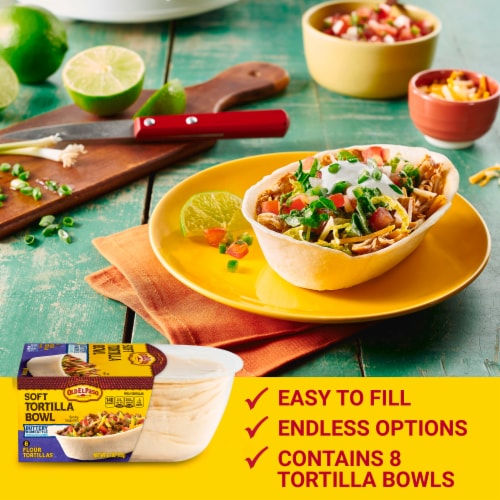 Old El Paso Buttery Homestyle Soft Tortilla Bowls Perspective: right