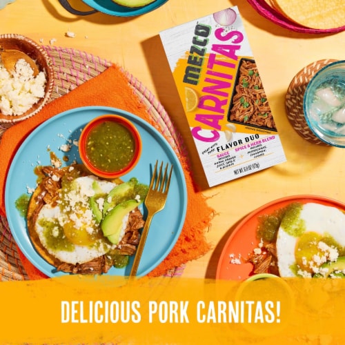 Mezco™ Carnitas Sauce & Spice Blend Flavor Duo Seasoning Perspective: right