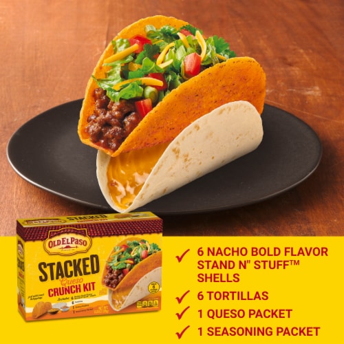 Old El Paso™ Stacked Queso Crunch Kit Perspective: right