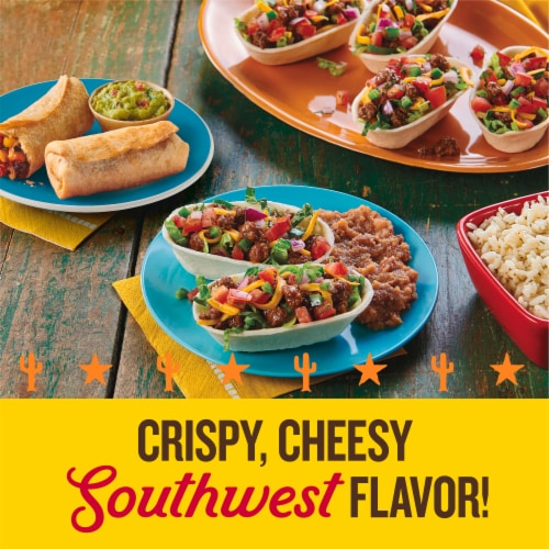 Old El Paso Mini Crispy Burritos Southwest Chicken and Cheese Perspective: right