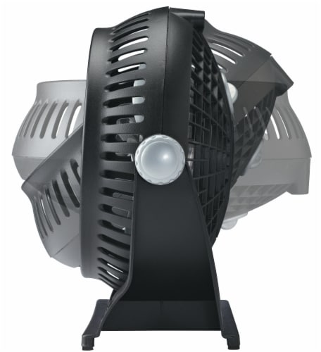Lasko® Breeze Machine Pivoting Floor/Table Fan - Black Perspective: right