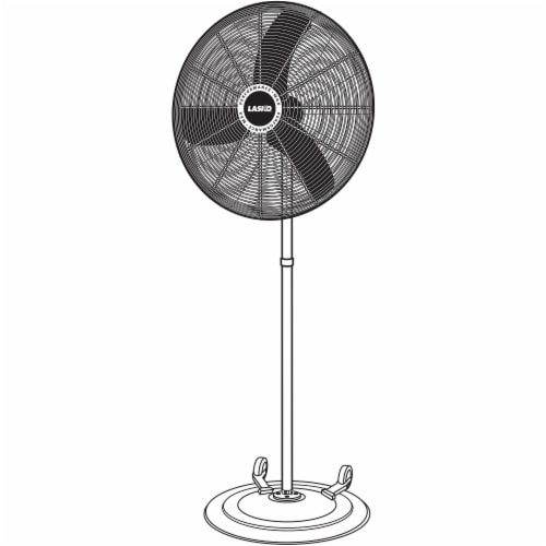Lasko Products 30 Max Performance Industrial Grade Oscillating Fan With