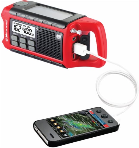 E-Ready Emergency Compact Crank Radio Perspective: right