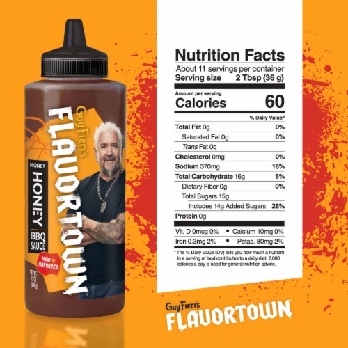 Flavortown Honey Mustard Sauce 12.5 oz Perspective: right