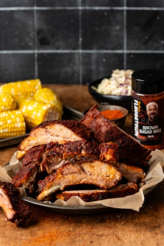 Flavortown Brown Sugar BBQ Rub 4.5 oz Perspective: right