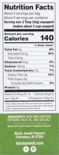 Black Jewell® Natural Gourmet Specialty Popcorn Perspective: right