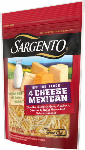 Sargento Shredded 4-Cheese Mexican Blend Perspective: right