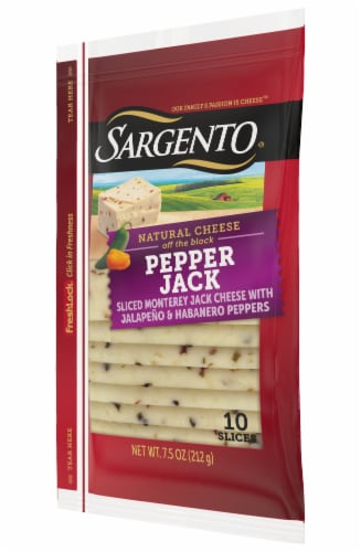 Sargento® Pepper Jack Sliced Cheese Perspective: right
