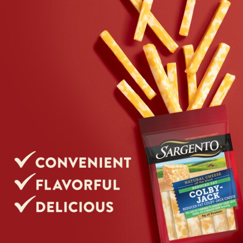 Sargento® Reduced Fat Colby-Jack Natural Cheese Sticks Perspective: right