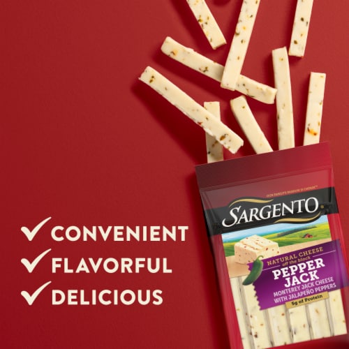 Sargento® Pepper Jack Cheese Sticks Perspective: right