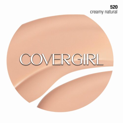CoverGirl Clean Sensitive 520 Creamy Natural Liquid Foundation Perspective: right