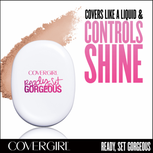 CoverGirl Ready Set Gorgeous Medium Powdered Foundation Perspective: right
