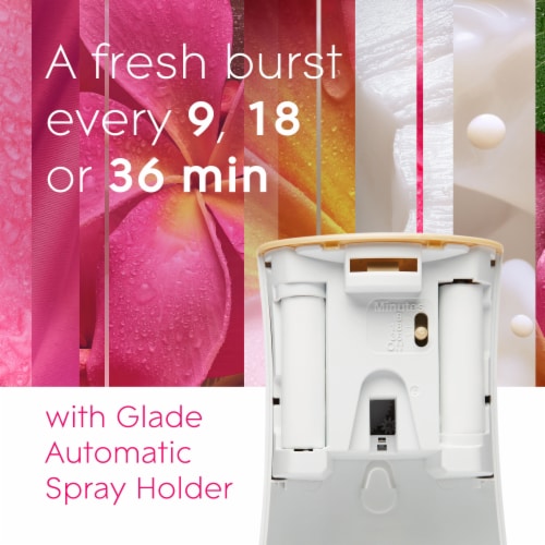 Glade Automatic Spray Refill, Air Freshener, Exotic Tropical Blossoms, 6.2 oz Perspective: right