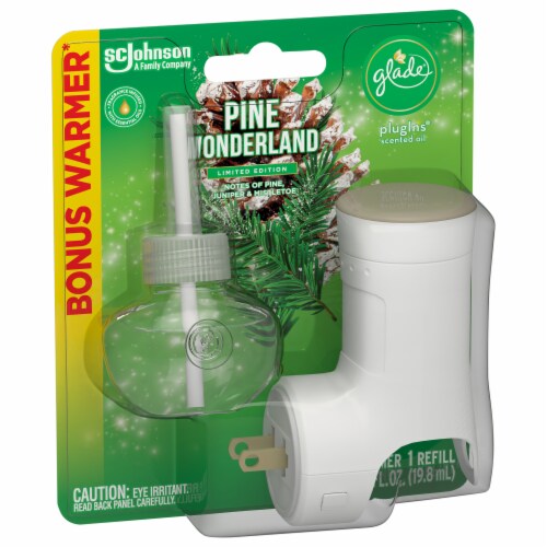 Glade® Limited Edition Pine Wonderland Scented Plug-In® Oil Warmer Perspective: right