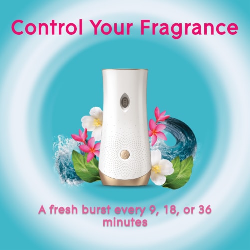 Glade Automatic Spray Refill, Air Freshener, Invigorating Aqua Waves, 6.2 oz Perspective: right