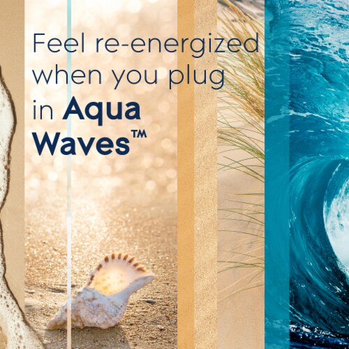 Glade® Candle Jar Air Freshener Aqua Waves Infused with Essential Oils Perspective: right