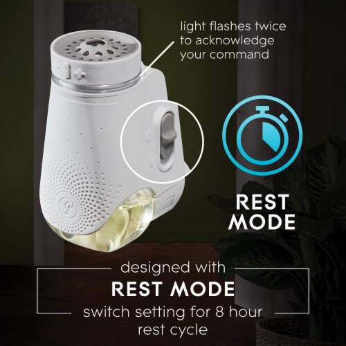 Glade® Plus Aqua Waves Scented Oil Plugin and Warmer Starter Kit Perspective: right
