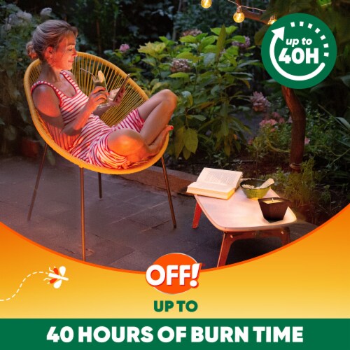 Scented Citronella Candle, 18 oz, 1 CT, Backyard Outdoor Candle, Burn Time Up to 40 Hours Perspective: right
