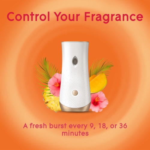 Glade Automatic Spray Refill, Air Freshener, Hawaiian Breeze, 6.2 oz Perspective: right