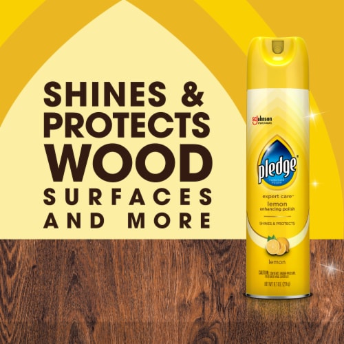 Pledge® Expert Care™ Lemon Enhancing Polish Spray Perspective: right
