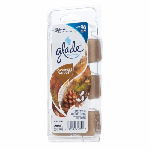 Glade Cashmere Woods Wax Melts Air Freshener Refill Perspective: right