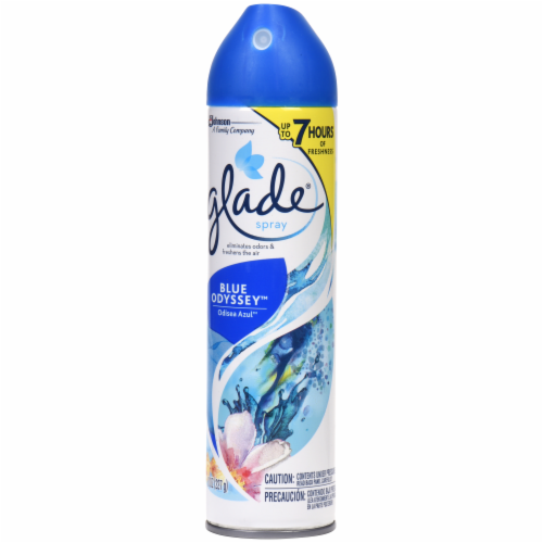 Glade Blue Odyssey Air Freshener Spray Perspective: right