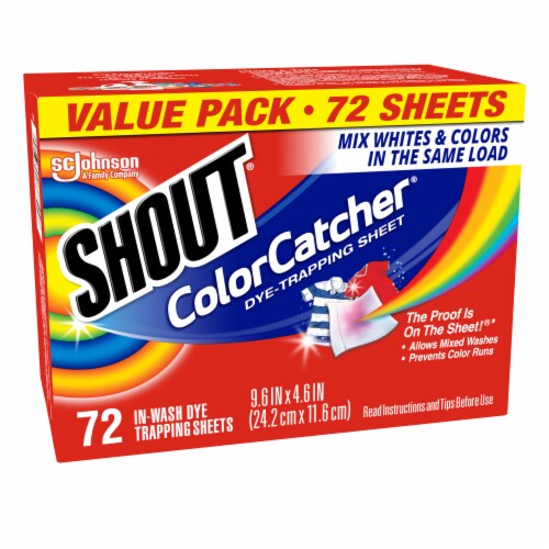 Shout Color Catcher In Wash Dye Trapping Stain Remover, 24 ct - Kroger