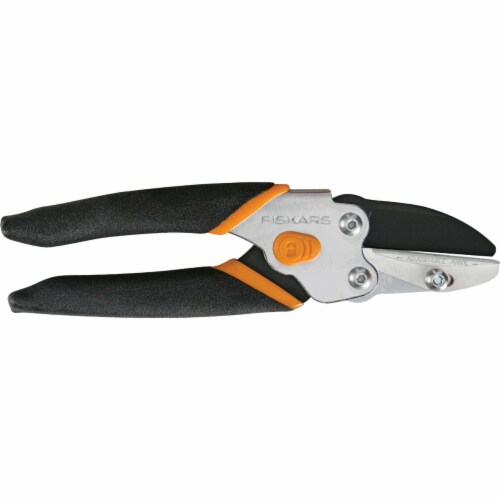 Fiskars® Smooth Action Anvil Pruner Blade Perspective: right