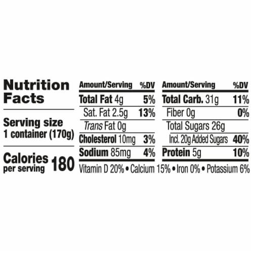 YoCrunch Low Fat Vanilla with M&Ms Yogurt Cup Perspective: right
