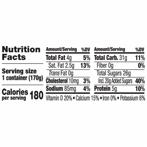 YoCrunch Low Fat Vanilla with M&Ms Yogurt Cup Perspective: right