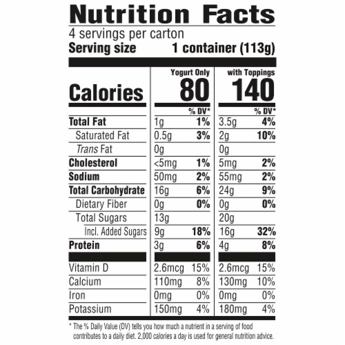 YoCrunch Strawberry Low Fat Yogurt Cups with Mini M&Ms(R) Perspective: right