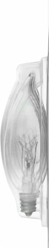 Philips DuraMax 40-Watt Candelabra Base BA9 Bent Tip Candle Light Bulbs Perspective: right