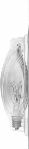 Philips DuraMax 40-Watt Candelabra Base BA9 Bent Tip Candle Light Bulbs Perspective: right