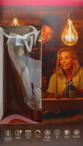 Philips 7.5-Watt (40-Watt) A50 Vintage LED Light Bulb Perspective: right