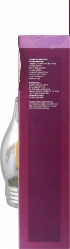 Philips 5.5-Watt (60-Watt) Medium Base Bent Tip BA11 LED Light Bulbs Perspective: right